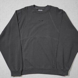 Grailz Retro Geometric Cut Logo Embroidered Pullover Sweatshirt